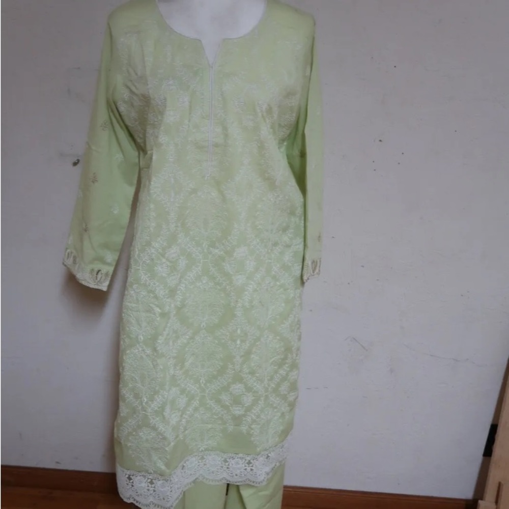 Indian Pakistani Salwar Kameez lawn Sapphire